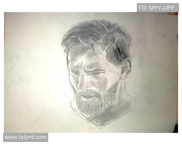 梅西足球明星素描艺术作品展现其独特魅力与风采